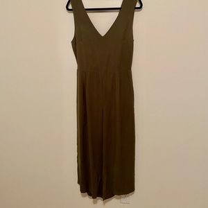 Olive Midi Jumpsuit